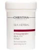 Клубничная маска красоты для нормальной кожи Christina Sea Herbal Beauty Mask Strawberry 250 мл - 1