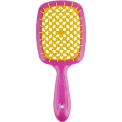 Щетка розовая с желтым Janeke Small Superbrush Standart