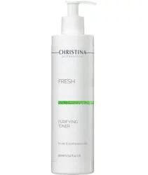 Очищающий тоник для жирной кожи с лемонграссом Christina Fresh Purifying Toner For Oily Skin With Lemongrass 300 мл