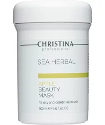 Яблочная маска для жирной и комбинированной кожи Christina Sea Herbal Beauty Mask Green Apple 250 мл