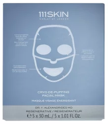 Крио-энергетическая маска для лица 111SKIN Cryo De-Puffing Facial Mask, 5 шт