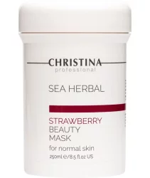Клубничная маска красоты для нормальной кожи Christina Sea Herbal Beauty Mask Strawberry 250 мл