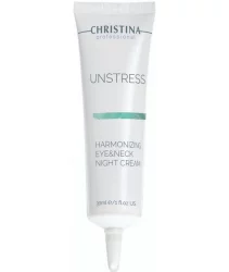 Ночной крем для кожи вокруг глаз и шеи Christina Unstress Harmonizing Night Cream Eye & Neck 30 мл