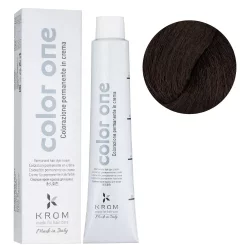 Стійка крем-фарба для волосся Color One KROM, 5 caffe Кавовий, 100 мл