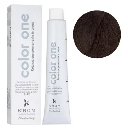 Стойкая крем-краска для волос Color One KROM, 5/4 Светло-медный каштан, 100 мл