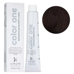 Стойкая крем-краска для волос Color One KROM, 6 castagna Каштан, 100 мл