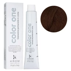 Стойкая крем-краска для волос Color One KROM, 6/35 Светлый медно-коричневый, 100 мл