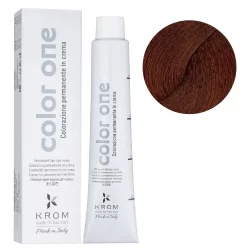 Стойкая крем-краска для волос Color One KROM, 7/4 Медный блондин, 100 мл