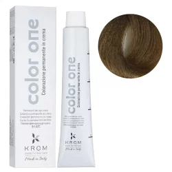 Стойкая крем-краска для волос Color One KROM, 8/13 Пустынно-коричневый, 100 мл