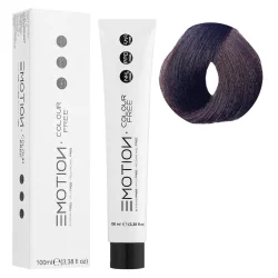4/5 Стойкая безаммиачная крем-краска для волос KROM Emotion Colour Free - Коричневый махагоновый, 100 мл