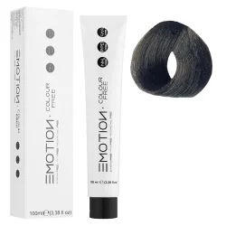 4/0 Стойкая безаммиачная крем-краска для волос KROM Emotion Colour Free - Коричневый, 100 мл