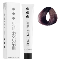 4/8 Стойкая безаммиачная крем-краска для волос KROM Emotion Colour Free - Коричневый фундук, 100 мл