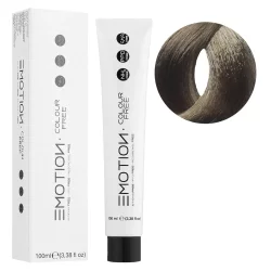 7/31 Стойкая безаммиачная крем-краска для волос KROM Emotion Colour Free - Блондин ледяной, 100 мл