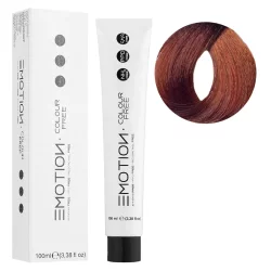 7/4 Стойкая безаммиачная крем-краска для волос KROM Emotion Colour Free - Блондин медный, 100 мл