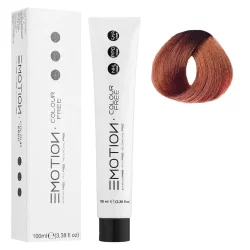 7/43 Стойкая безаммиачная крем-краска для волос KROM Emotion Colour Free - Блондин медно-золотой, 100 мл