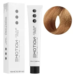 8/3 Стойкая безаммиачная крем-краска для волос KROM Emotion Colour Free - Светлый золотой блондин, 100 мл