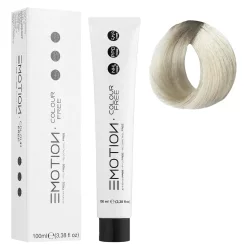 9/07 Стійка безаміачна крем-фарба для волосся KROM Emotion Colour Free - Дуже світлий холодний блондин, 100 мл