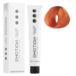 Помаранчевий Стійка крем-фарба для волосся KROM Emotion Colour Free, 100 мл