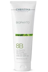 Дневной крем «Абсолютная защита» с тоном (шаг 8B) Christina BioPhyto Ultimate Defense Tinted Day Cream SPF 20