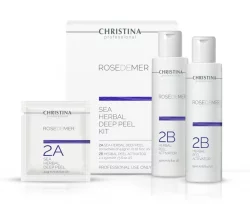 DEEP SEA HERBAL PEEL KIT ROSE DE MER CHRISTINA Набор для глубокого пилинга 2А+2В (20 х 4,5 г + 2 х 150 мл)