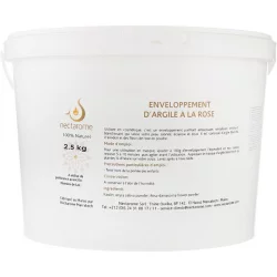 Обертывание белая глина + роза для тела Nectarome / Enveloppement d'argile a la Rose
