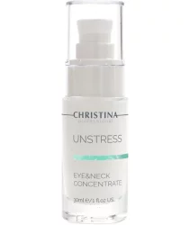 Концентрат для шкіри навколо очей і шиї Christina Unstress Eye and Neck Concentrate 30 мл
