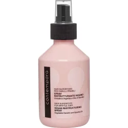 Cпрей реструктурирующий Contempora Hair Superfood For Brittle Hair Vegan Restructuring Spray с растительным кератином и маслом опунции, 200 мл