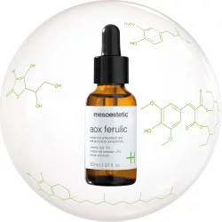 Антиоксидантна сироватка з феруловою кислотою і вітаміном С Mesoestetic AOX Ferulic, 30 мл