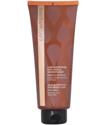 Разглаживающая бархатная маска с аргановым маслом и маслом облепихи Contempora Hair Superfood For Frizzy Hair Velvet Mask