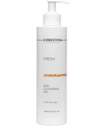 Очищающий гель с фруктовыми кислотами для всех типов кожи Christina Fresh AHA Cleansing Gel 300 мл