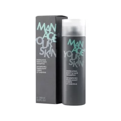 Гель для душа и шампунь 2 в 1 для мужчин Dr.Spiller Energizing Body & Hair Shampoo, 200 мл