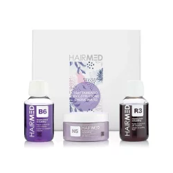 Дорожный набор HAIRMED kit Trattamento ricostruzione Travel Size Реконструкция Шампунь B6 100мл + Маска N5 100мл + Флюид R3 100мл
