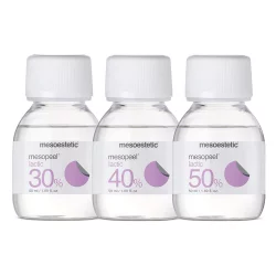 Поверхностный молочный пилинг + нейтрализатор Mesoestetic Lactic peel AL 30%/40%/50%, 50+50 мл
