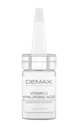 Активна сироватка Вітамін C + гіалуронова кислота Demax Vitamin C hyaluronic acid 10 г