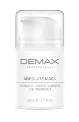 Мультивитаминная маска для зоны вокруг глаз Demax Absolute mask Витамин С и белые цветы 50 мл