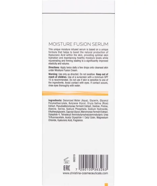 Сироватка для інтенсивного зволоження шкіри Christina Forever Young Moisture Fusion Serum 30 мл