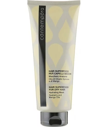 Маска увлажняющая с маслом облепихи и маслом манго Contempora Hair Superfood For Dry Hair Hydrating Mask