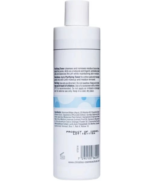 Очищаючий тонік для нормальної шкіри з геранню Christina Fresh Purifying Toner For Normal Skin With Geranium 300 мл