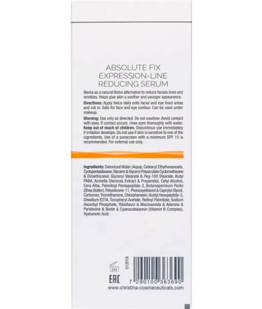 Сыворотка от мимических морщин Абсолют фикс Christina Forever Young Absolute Fix Reducing Serum 30 мл