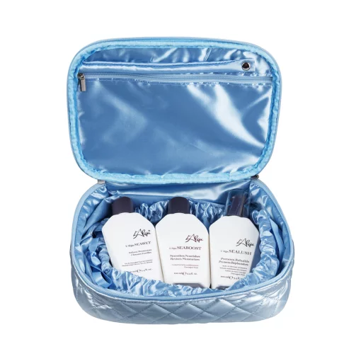 НАБОР в косметичке L'Alga Seamore Beauty (голубой)