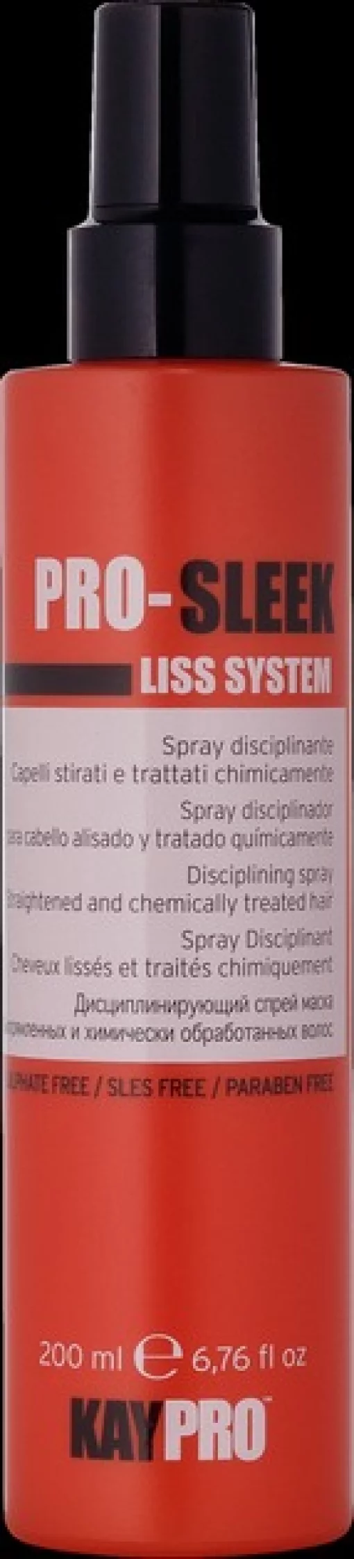 Дисциплінувальний спрей-маска для випрямленого волосся KayPro Pro-Sleek без сульфатів, 200 мл