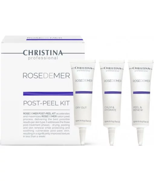 Набор для постпилингового ухода (3 препарата) Christina Rose De Mer Post-Peel Kit