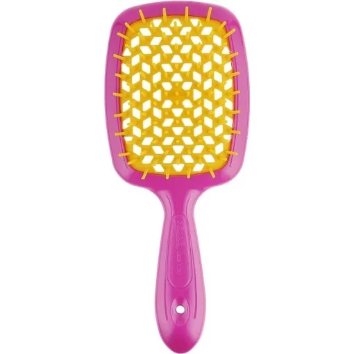 Щетка розовая с желтым Janeke Small Superbrush Standart