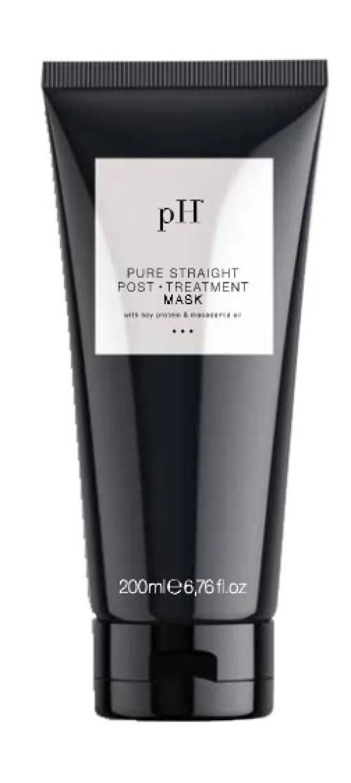 Закрепляющая маска постуход pH PURE STRAIGHT Post Treatment Mask для завершения процедуры выпрямления