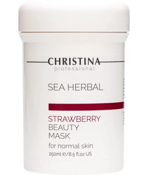 Клубничная маска красоты для нормальной кожи Christina Sea Herbal Beauty Mask Strawberry 250 мл