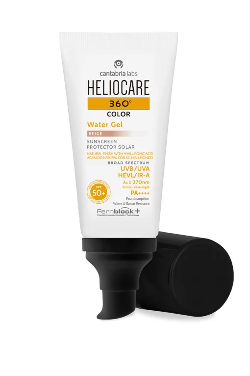 Сонцезахисний зволожуючий водний гель Беж Cantabria Heliocare 360&deg; Color Water Gel SPF 50+ 50мл