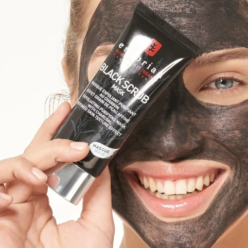 Скраб-маска з деревним вугіллям Erborian Black Scrub Mask, 50 мл