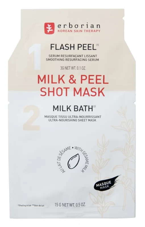 Тканевая маска Кунжутное молоко Erborian Milk &amp; Peel Shot Mask