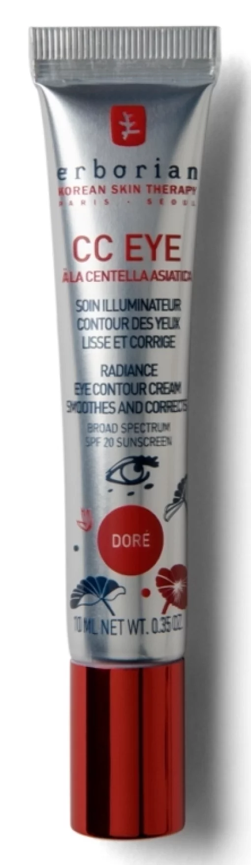 Коригуючий CC крем для шкіри навколо очей Erborian CC Eye Dore, 10 мл