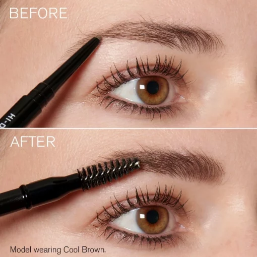 Карандаш для бровей тепло-коричневый Revitalash Hi-Def Brow Pencil Warm Brown